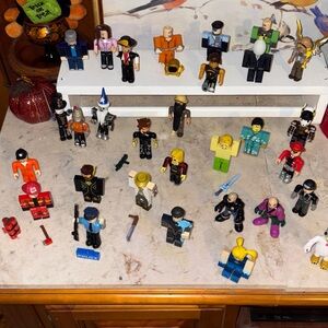 Roblox Action characters/ villains and hard ware bundle